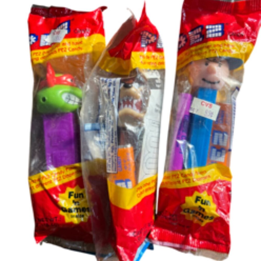 3 New Vintage Pez Dispensers